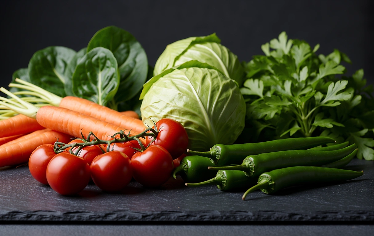 Färska råvaror bakgrund